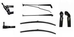 1970 - 1981 Firebird Black Windshield Wiper Arm and Blade Set, Concealed